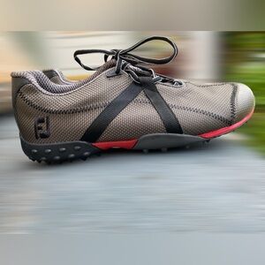 Footjoy M Project Golf Shoes Mens 8.5 M Gray Black Spikeless 55247